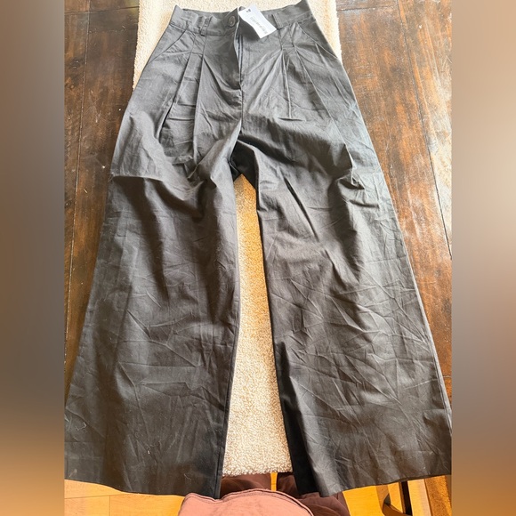 OAK + FORT Pants - Oak + Fort wide leg trouser